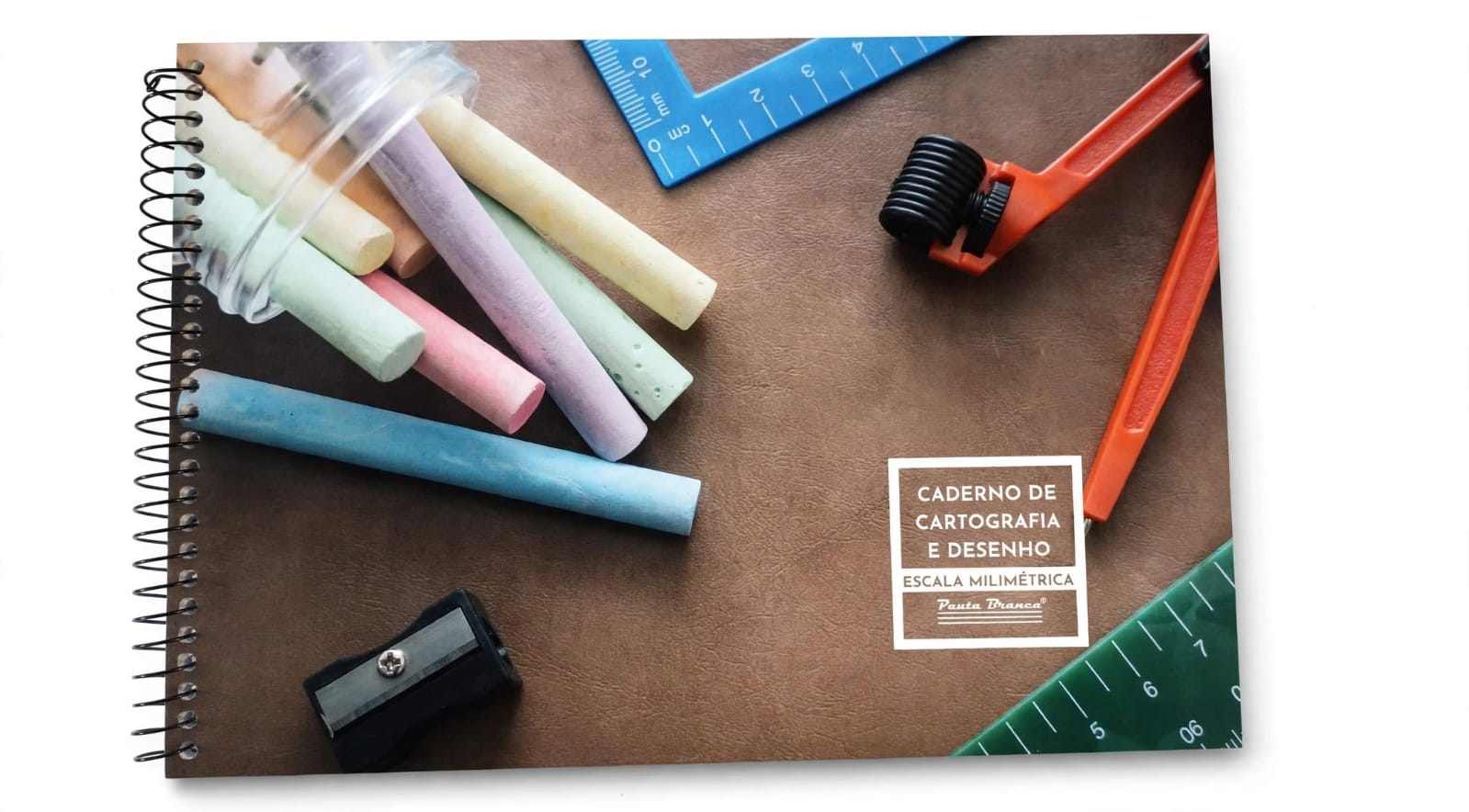 CADERNO CARTOGRAFIA MILIMETRADO C.D. 60FLS